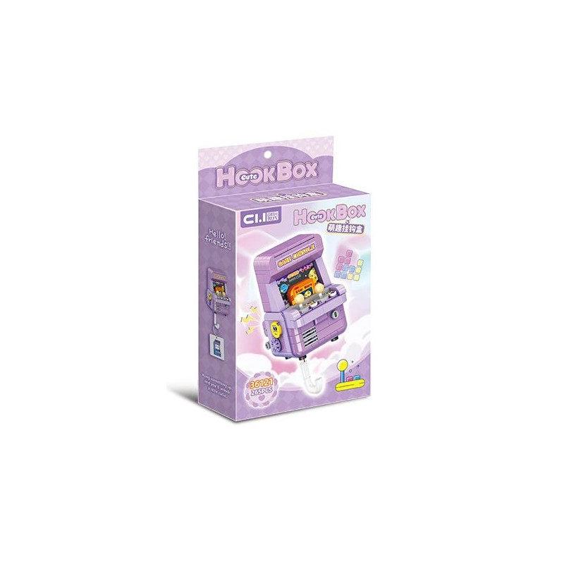 toy generation 36121 HookBox Xếp hình lắp ráp ghép mô hình Hộp móc dễ thương: móc treo máy chơi game