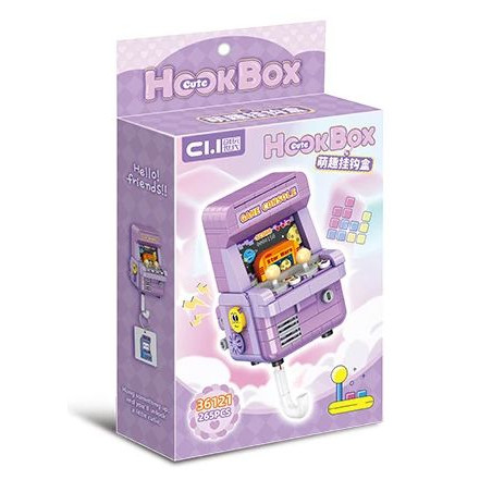 toy generation 36121 HookBox Xếp hình lắp ráp ghép mô hình Hộp móc dễ thương: móc treo máy chơi game