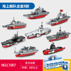 WOMA C1007 Xếp hình lắp ráp ghép mô hình Thanh kiếm quốc gia: Chiến lược xanh thẳm, Tương Hải Đồ Cường, 8 chiếc hộp mù
