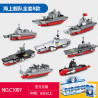 WOMA C1007 Xếp hình lắp ráp ghép mô hình Thanh kiếm quốc gia: Chiến lược xanh thẳm, Tương Hải Đồ Cường, 8 chiếc hộp mù