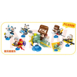 Forange FC2306 Xếp hình lắp ráp ghép mô hình Mini World: Fun Shake 6 mô hình