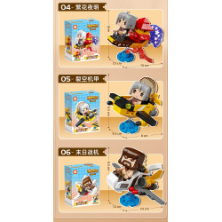 Forange FC2306 Xếp hình lắp ráp ghép mô hình Mini World: Fun Shake 6 mô hình