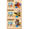 Forange FC2306 Xếp hình lắp ráp ghép mô hình Mini World: Fun Shake 6 mô hình