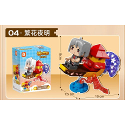 Forange FC2306 Xếp hình lắp ráp ghép mô hình Mini World: Fun Shake 6 mô hình