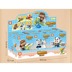 Forange FC2306 Xếp hình lắp ráp ghép mô hình Mini World: Fun Shake 6 mô hình