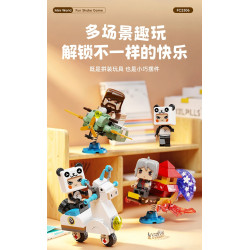 Forange FC2306 Xếp hình lắp ráp ghép mô hình Mini World: Fun Shake 6 mô hình
