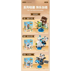 Forange FC2306 Xếp hình lắp ráp ghép mô hình Mini World: Fun Shake 6 mô hình