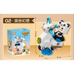 Forange FC2306 Xếp hình lắp ráp ghép mô hình Mini World: Fun Shake 6 mô hình
