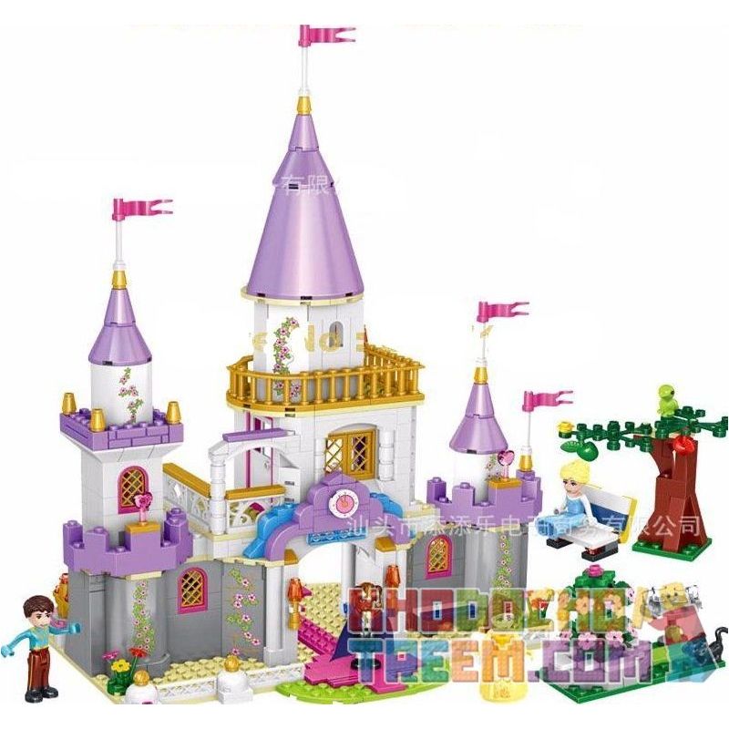 LELE 37009 Xếp hình kiểu Lego DISNEY PRINCESS Beauty And The Beast Castle Lâu đài Của Người đẹp Và Quái Vật 667 khối