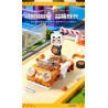 Forange FC2308 Xếp hình lắp ráp ghép mô hình Thế giới nhỏ: 6 ô tô kéo thú vị: Xe bốn bánh hoang dã, mui trần Meow Meow, lốc xoáy bất khả chiến bại, huyền thoại chiến binh sói, mui trần, công thức