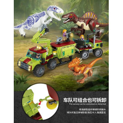Forange FC3740 Xếp hình lắp ráp ghép mô hình Đội thám hiểm khoa học Spinosaurus vĩ đại