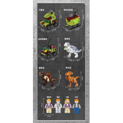 Forange FC3740 Xếp hình lắp ráp ghép mô hình Đội thám hiểm khoa học Spinosaurus vĩ đại