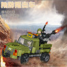 JIESTAR 61010 Xếp hình lắp ráp ghép mô hình Nhiệm vụ vinh quang: Xe đánh chặn phòng thủ mặt đất