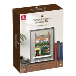 JIESTAR 59099 Sherlock Holmes Memorial Hall Xếp hình lắp ráp ghép mô hình Thăm đài tưởng niệm Sherlock Holmes 221B phố Baker