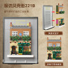 JIESTAR 59099 Sherlock Holmes Memorial Hall Xếp hình lắp ráp ghép mô hình Thăm đài tưởng niệm Sherlock Holmes 221B phố Baker