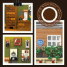 JIESTAR 59099 Sherlock Holmes Memorial Hall Xếp hình lắp ráp ghép mô hình Thăm đài tưởng niệm Sherlock Holmes 221B phố Baker
