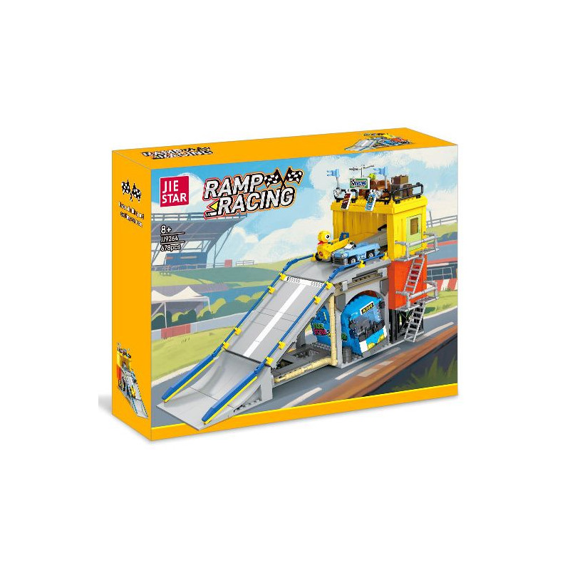 JIESTAR JJ9264 Ramp Racing Xếp hình lắp ráp ghép mô hình Đua đồi