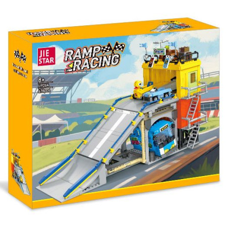 JIESTAR JJ9264 Ramp Racing Xếp hình lắp ráp ghép mô hình Đua đồi