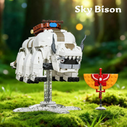 Xbert 66205 Sky Bison Appa Xếp hình lắp ráp ghép mô hình Thế Thần: Sky Buffalo Appa