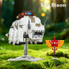 Xbert 66205 Sky Bison Appa Xếp hình lắp ráp ghép mô hình Thế Thần: Sky Buffalo Appa