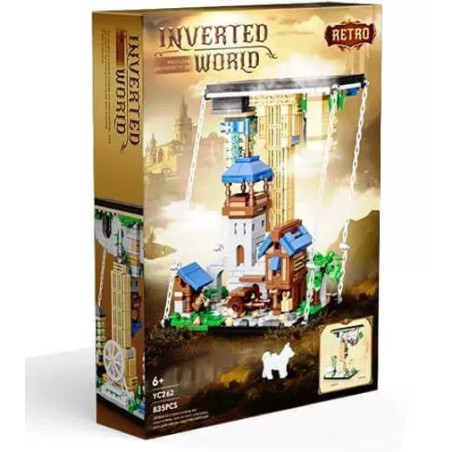 GOQI YC262 Inverted World Xếp hình lắp ráp ghép mô hình Đảo ngược thế giới