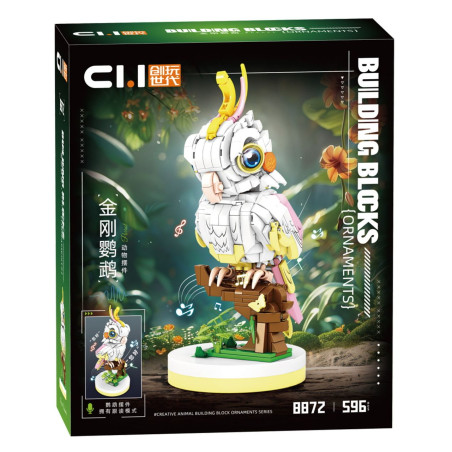 toy generation 8872 Xếp hình lắp ráp ghép mô hình Đọc âm thanh Macaw