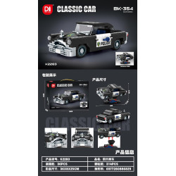 minGDi LEIBAO K2283 Xếp hình lắp ráp ghép mô hình Xe thể thao BK-354