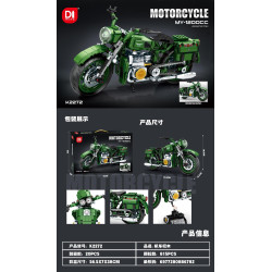 minGDi LEIBAO K2272 Xếp hình lắp ráp ghép mô hình xe máy MY-1200CC