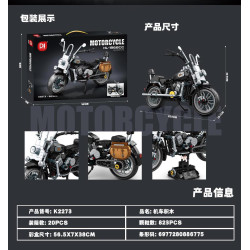 minGDi LEIBAO K2273 Xếp hình lắp ráp ghép mô hình xe máy HL-1868CC