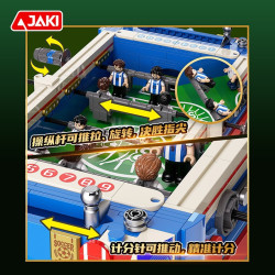 JAKI KJ058 Glory of the Game Foosball Table Xếp hình lắp ráp ghép mô hình Máy bóng đá vinh quang
