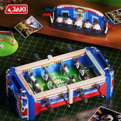 JAKI KJ058 Glory of the Game Foosball Table Xếp hình lắp ráp ghép mô hình Máy bóng đá vinh quang
