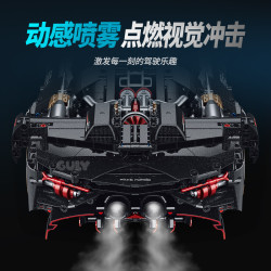 GULY 10654 Xếp hình lắp ráp ghép mô hình Lambo 3000 Roadster 1:10