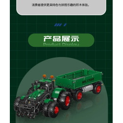 MouldKing 17095 Multi-Purpose Tractor Xếp hình lắp ráp ghép mô hình máy kéo đa năng