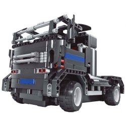 QIHUI 8008 non  XE ĐẦU KÉO ĐEN bộ đồ chơi xếp lắp ráp ghép mô hình  Kỹ Thuật Công Nghệ Cao Mô Hình Phương Tiện 483 khối