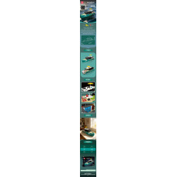 MouldKing 10197 Turquoise Yachts Xếp hình lắp ráp ghép mô hình du thuyền màu ngọc lam