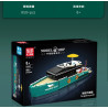 MouldKing 10197 Turquoise Yachts Xếp hình lắp ráp ghép mô hình du thuyền màu ngọc lam