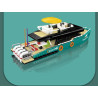 MouldKing 10197 Turquoise Yachts Xếp hình lắp ráp ghép mô hình du thuyền màu ngọc lam