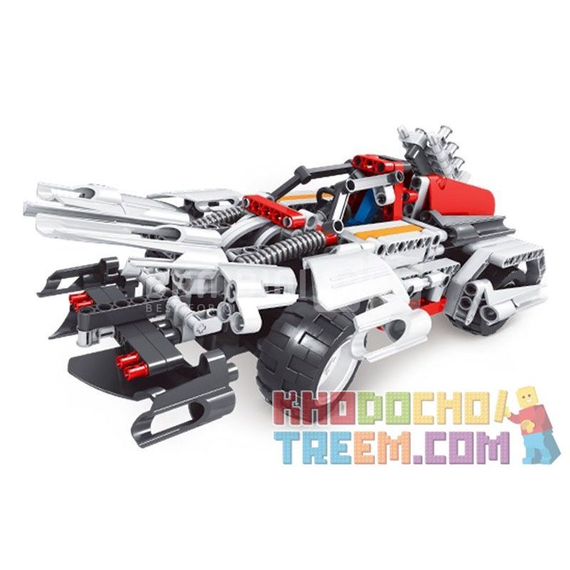 QIHUI 8009 non  CỖ XE LƯỠI ĐAO bộ đồ chơi xếp lắp ráp ghép mô hình  SHADOW SABER Kỹ Thuật Công Nghệ Cao Mô Hình Phương Tiện 408 khối