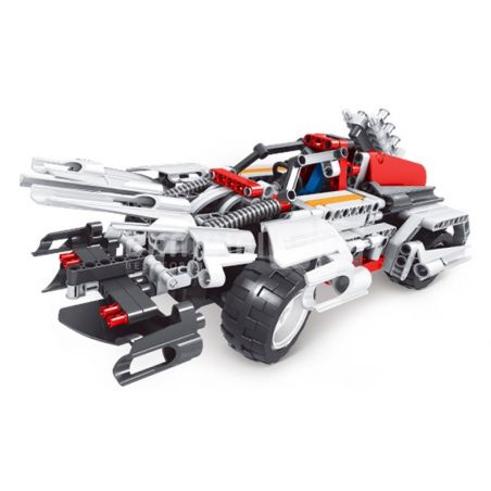 QIHUI 8009 non  CỖ XE LƯỠI ĐAO bộ đồ chơi xếp lắp ráp ghép mô hình  SHADOW SABER Kỹ Thuật Công Nghệ Cao Mô Hình Phương Tiện 408 khối