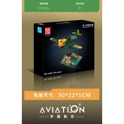 MouldKing 24067 Messerschmitt BF 109 Xếp hình lắp ráp ghép mô hình tiêm kích BF 109