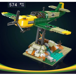 MouldKing 24067 Messerschmitt BF 109 Xếp hình lắp ráp ghép mô hình tiêm kích BF 109