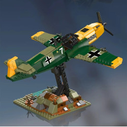 MouldKing 24067 Messerschmitt BF 109 Xếp hình lắp ráp ghép mô hình tiêm kích BF 109