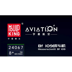 MouldKing 24067 Messerschmitt BF 109 Xếp hình lắp ráp ghép mô hình tiêm kích BF 109