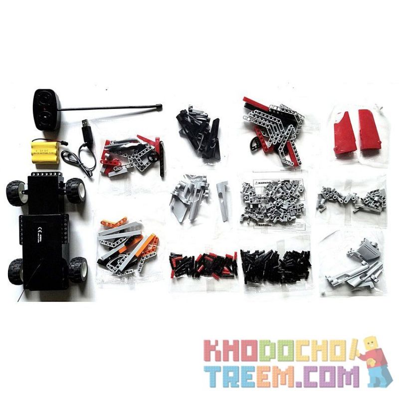 QIHUI 8009 non  CỖ XE LƯỠI ĐAO bộ đồ chơi xếp lắp ráp ghép mô hình  SHADOW SABER Kỹ Thuật Công Nghệ Cao Mô Hình Phương Tiện 408 khối