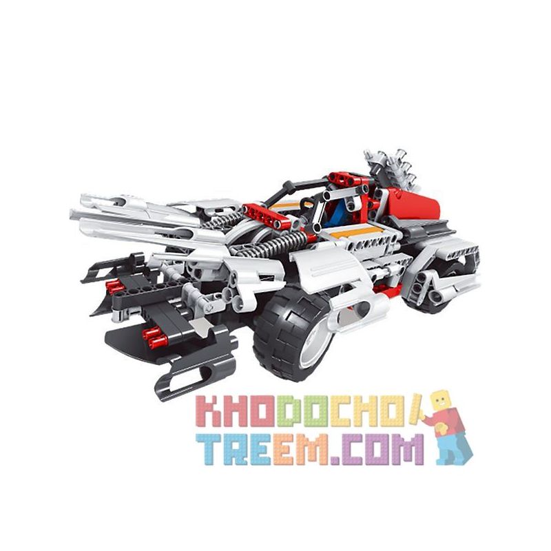 QIHUI 8009 non  CỖ XE LƯỠI ĐAO bộ đồ chơi xếp lắp ráp ghép mô hình  SHADOW SABER Kỹ Thuật Công Nghệ Cao Mô Hình Phương Tiện 408 khối