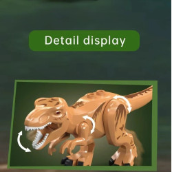 MouldKing 29003 T-Rex Transport Pickup Truck Xếp hình lắp ráp ghép mô hình Thế giới kỷ Jura: Xe bán tải T-Rex