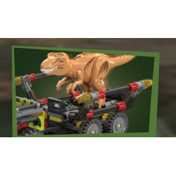 MouldKing 29003 T-Rex Transport Pickup Truck Xếp hình lắp ráp ghép mô hình Thế giới kỷ Jura: Xe bán tải T-Rex