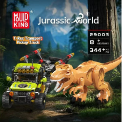 MouldKing 29003 T-Rex Transport Pickup Truck Xếp hình lắp ráp ghép mô hình Thế giới kỷ Jura: Xe bán tải T-Rex