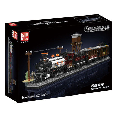 MouldKing 12048 Western Train Xếp hình lắp ráp ghép mô hình tàu miền tây