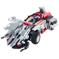 QIHUI 8009 non  CỖ XE LƯỠI ĐAO bộ đồ chơi xếp lắp ráp ghép mô hình  SHADOW SABER Kỹ Thuật Công Nghệ Cao Mô Hình Phương Tiện 408 khối